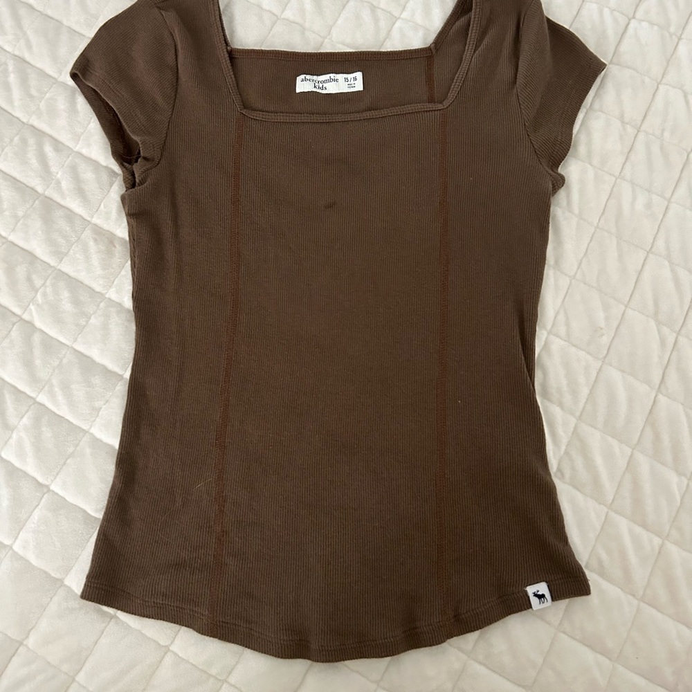 Abercrombie Kids Brown Short Sleeve Top